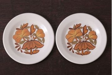 アンティーク雑貨　イギリスビンテージ　Palissy(パリシー)　kismet(キスメット)シリーズ　平皿2枚セット(2)(洋食器)