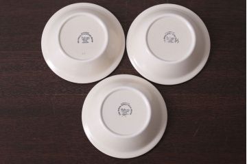 アンティーク雑貨　イギリスビンテージ　Palissy(パリシー)　kismet(キスメット)シリーズ　深皿3点セット(1)(洋食器)