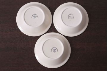 アンティーク雑貨　イギリスビンテージ　Palissy(パリシー)　kismet(キスメット)シリーズ　深皿3点セット(2)(洋食器)