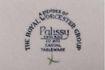 アンティーク雑貨　イギリスビンテージ　Palissy(パリシー)　kismet(キスメット)シリーズ　深皿3点セット(2)(洋食器)