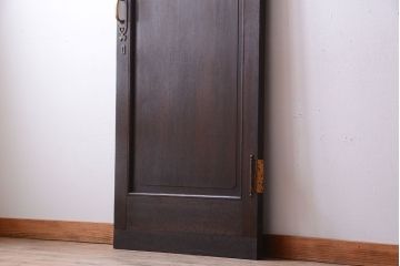 大正ロマン　当時物色ガラス入り!和製アンティークドア