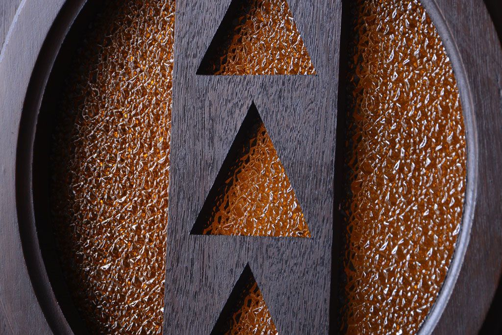 大正ロマン　当時物色ガラス入り!和製アンティークドア