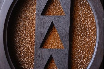 大正ロマン　当時物色ガラス入り!和製アンティークドア