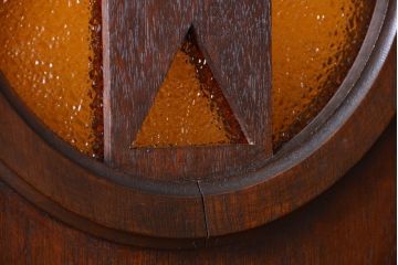 大正ロマン　当時物色ガラス入り!和製アンティークドア