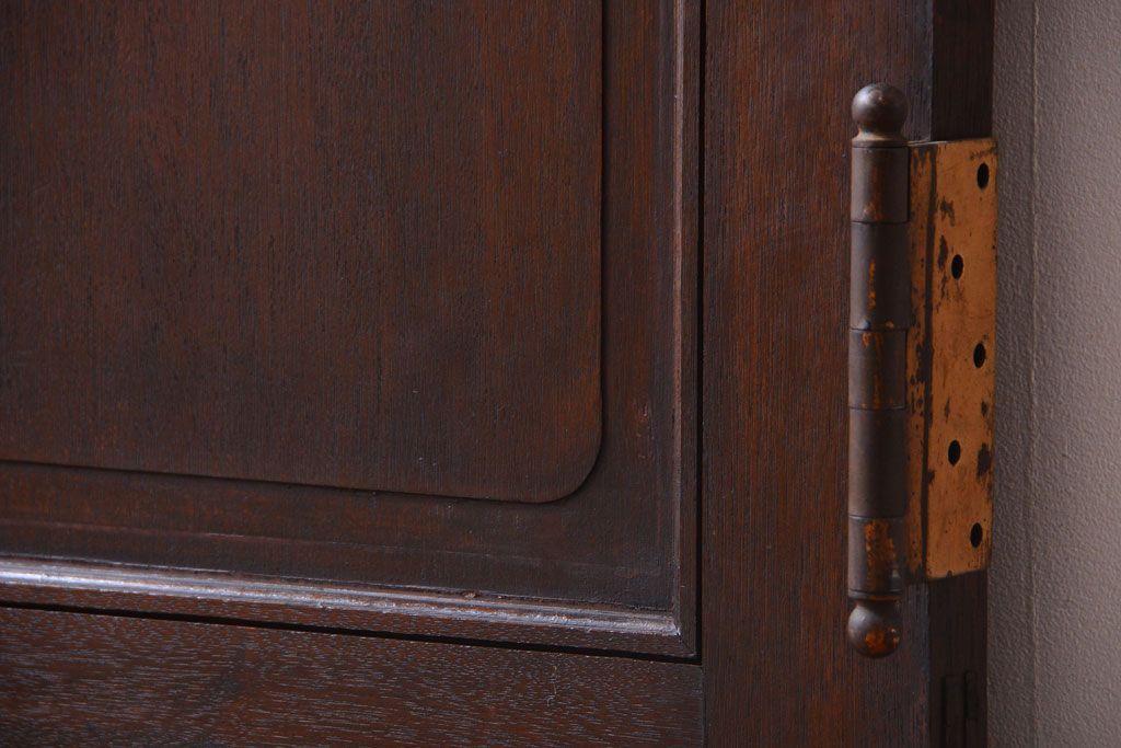 大正ロマン　当時物色ガラス入り!和製アンティークドア