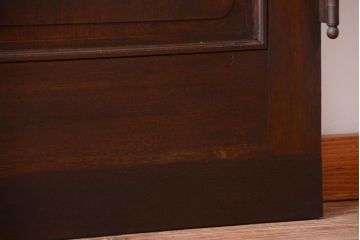 大正ロマン　当時物色ガラス入り!和製アンティークドア