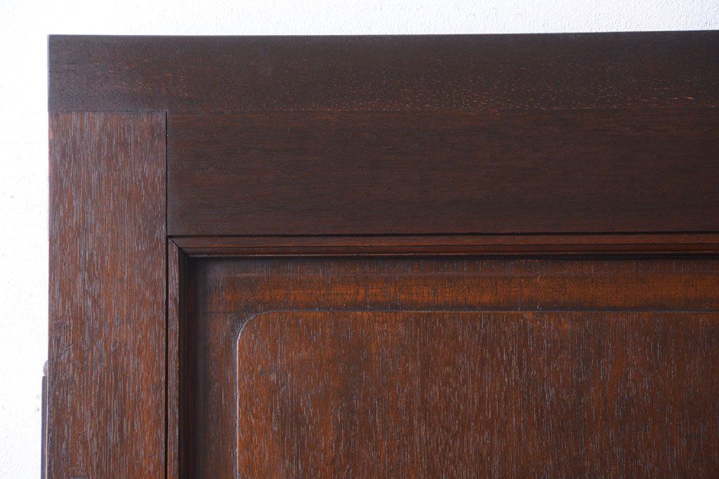 大正ロマン　当時物色ガラス入り!和製アンティークドア