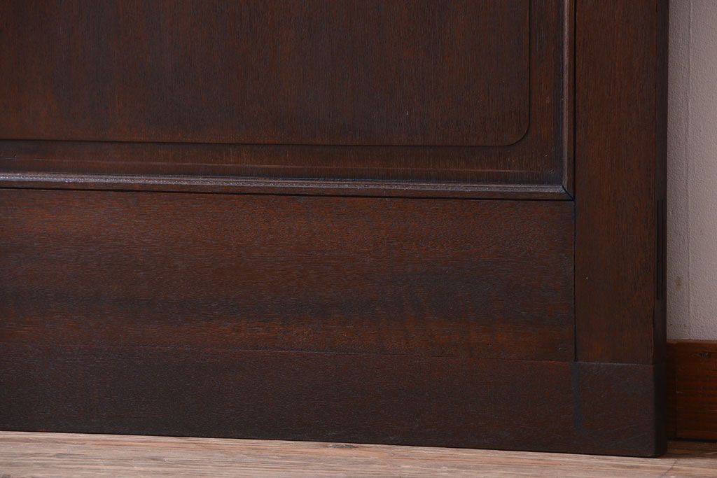 大正ロマン　当時物色ガラス入り!和製アンティークドア