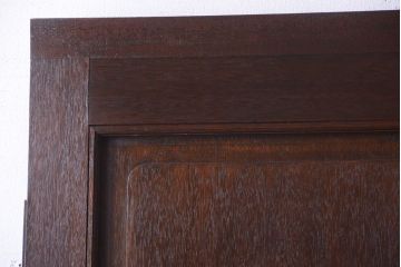 大正ロマン　当時物色ガラス入り!和製アンティークドア(2)