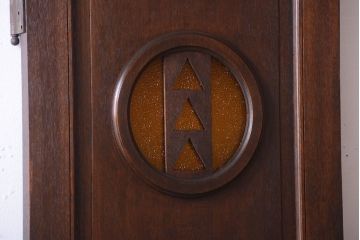 大正ロマン　当時物色ガラス入り!和製アンティークドア(2)