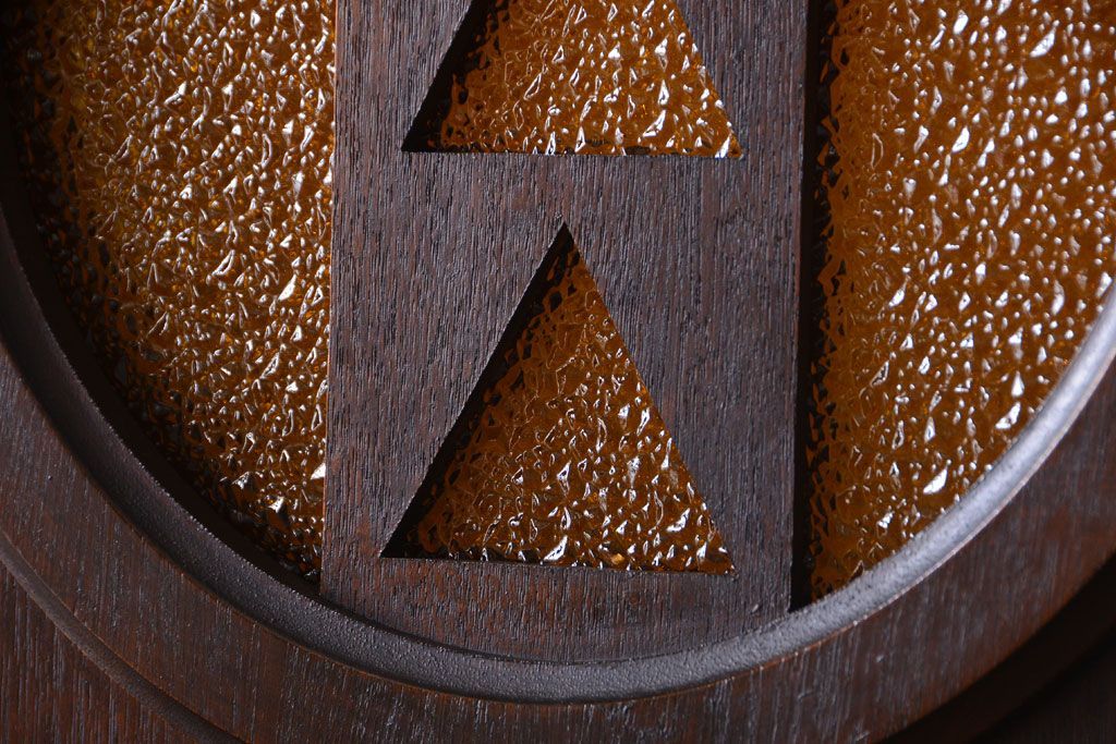 大正ロマン　当時物色ガラス入り!和製アンティークドア(2)