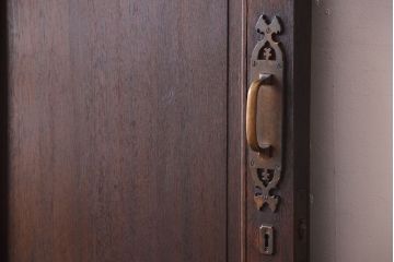大正ロマン　当時物色ガラス入り!和製アンティークドア(2)
