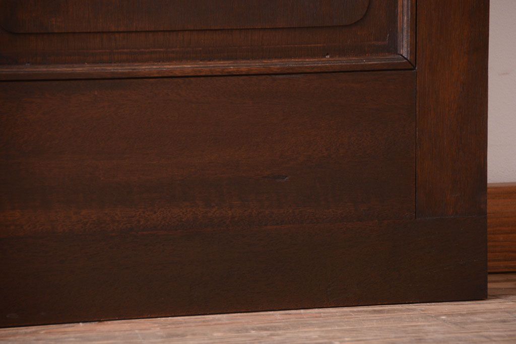 大正ロマン　当時物色ガラス入り!和製アンティークドア(2)