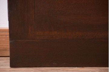 大正ロマン　当時物色ガラス入り!和製アンティークドア(2)