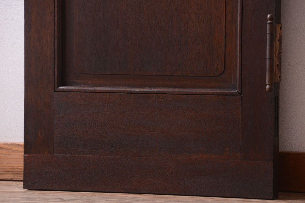 大正ロマン　当時物色ガラス入り!和製アンティークドア(2)