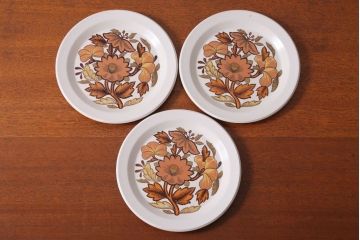 イギリスビンテージ　Palissy(パリシー)　kismet(キスメット)シリーズ　ディナープレート3枚セット(洋食器)