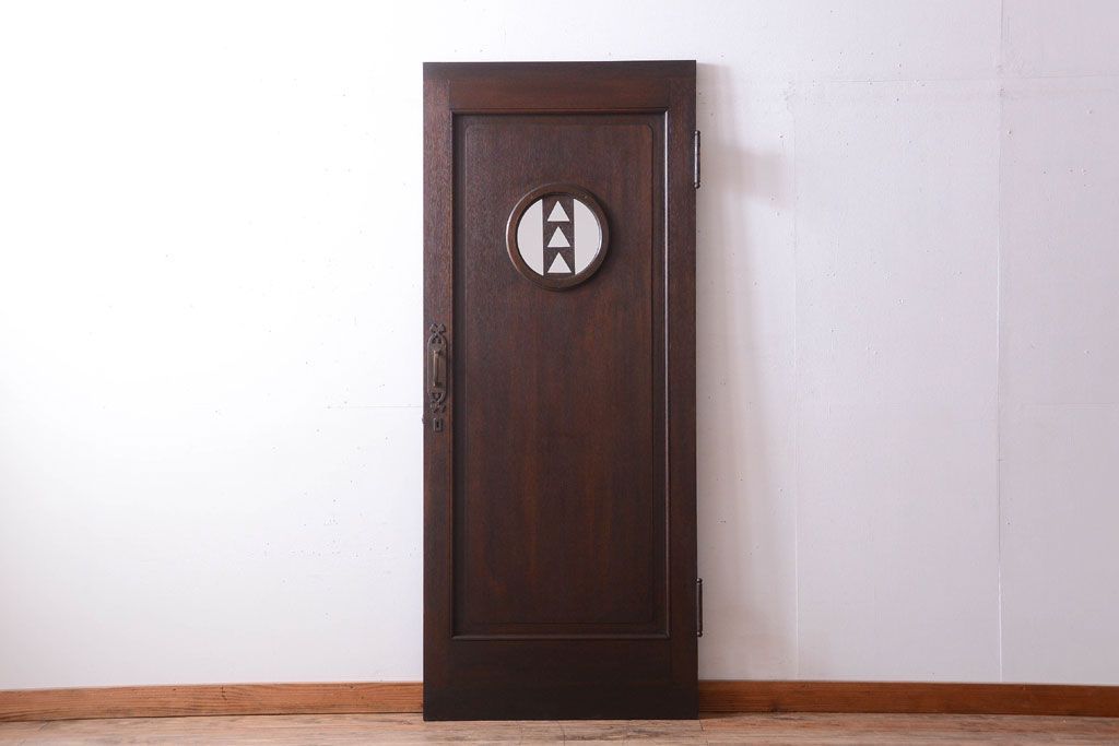 大正ロマン　和製アンティークのフェイクドア(片面ドア)