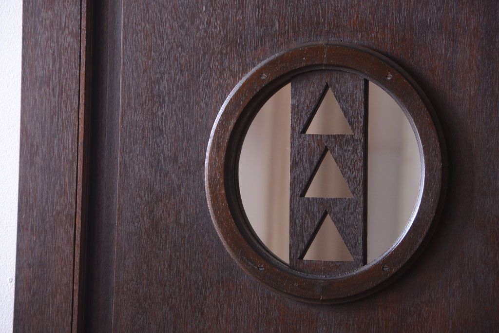 大正ロマン　和製アンティークのフェイクドア(片面ドア)