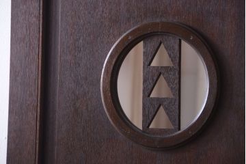 大正ロマン　和製アンティークのフェイクドア(片面ドア)