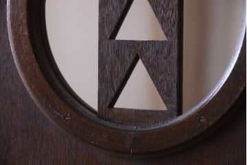 大正ロマン　和製アンティークのフェイクドア(片面ドア)