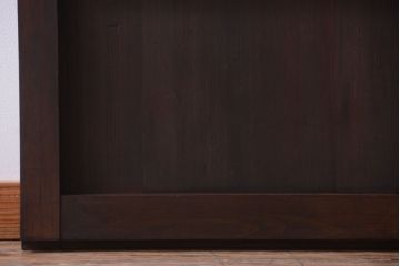 古民具・骨董　明治〜大正期　クリアガラス入り格子蔵戸