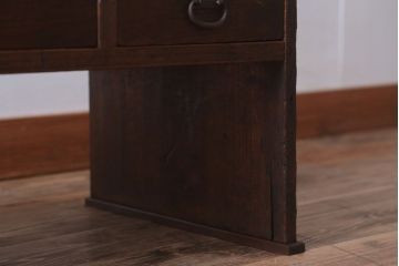 アンティーク家具　和製アンティーク　大正期　古い木製の文机