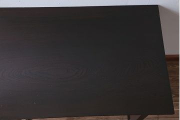 アンティーク家具　大正ロマン　透かし彫りが美しいアンティーク平机(デスク)