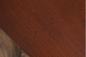 アンティーク家具　古民具・骨董　天板欅材一枚板のシンプルなアンティーク文机