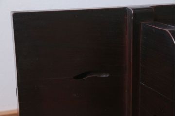 アンティーク家具　古民具・骨董　引き出し付き!古い欅材のアンティーク文机
