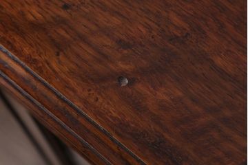 アンティーク家具　イギリスアンティーク　ステンドグラス扉のブルボーズレッグ本箱(ブックケース・収納棚)
