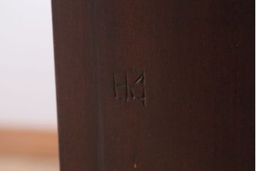  中古　松本民芸家具　27型　バタフライ卓(エクステンションテーブル)(定価16万円)(1)