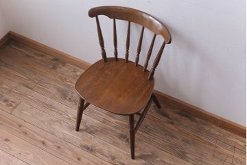 中古　柏木工　スピンドルバックチェア(ウィンザーチェア、ウインザーチェア)(2)