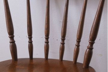 中古　柏木工　スピンドルバックチェア(ウィンザーチェア、ウインザーチェア)(2)