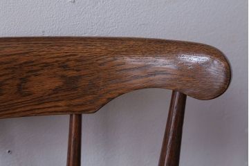中古　柏木工　スピンドルバックチェア(ウィンザーチェア、ウインザーチェア)2脚セット