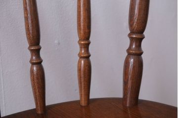 中古　柏木工　スピンドルバックチェア(ウィンザーチェア、ウインザーチェア)2脚セット