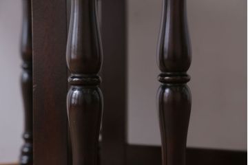 中古　松本民芸家具　28型　バタフライ卓(拡張式テーブル)(定価16万円)(2)