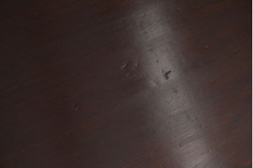 アンティーク家具　古民具・骨董　明治〜大正期　総欅材のアンティーク座机(両袖机)