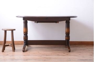 中古　飛騨産業　キツツキマーク　穂高　エクステンションダイニングテーブル