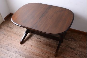 中古　飛騨産業　キツツキマーク　穂高　エクステンションダイニングテーブル