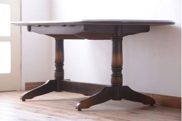 中古　飛騨産業　キツツキマーク　穂高　エクステンションダイニングテーブル