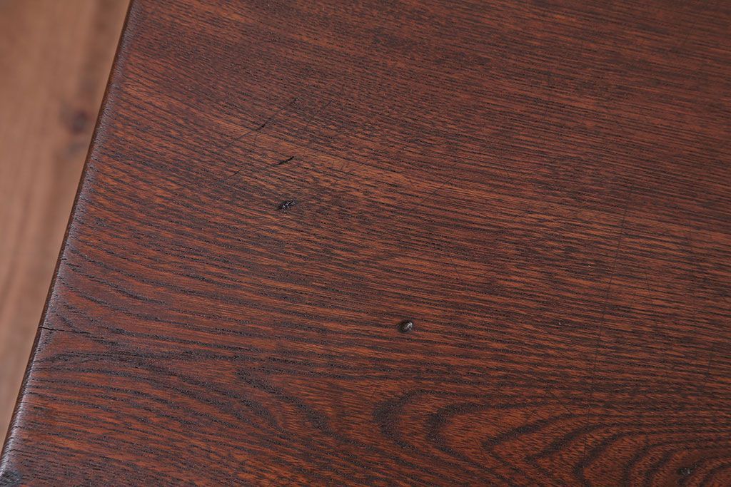 アンティーク家具　 和製アンティーク　古い木製のシンプルなローテーブル(センターテーブル)