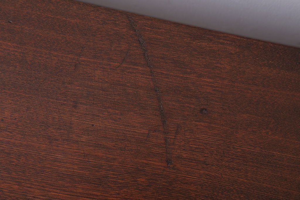 アンティーク家具　 和製アンティーク　古い木製のシンプルなローテーブル(センターテーブル)