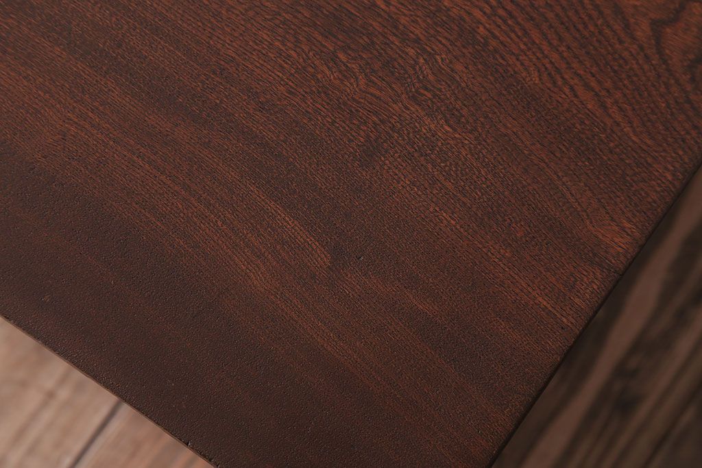 アンティーク家具　 和製アンティーク　古い木製のシンプルなローテーブル(センターテーブル)