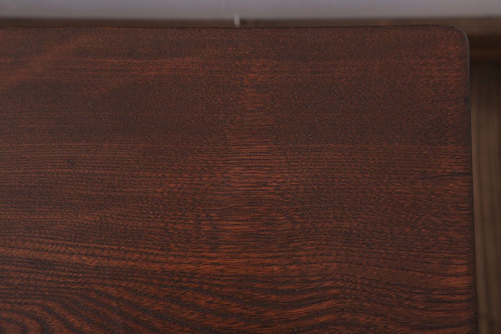 アンティーク家具　 和製アンティーク　古い木製のシンプルなローテーブル(センターテーブル)