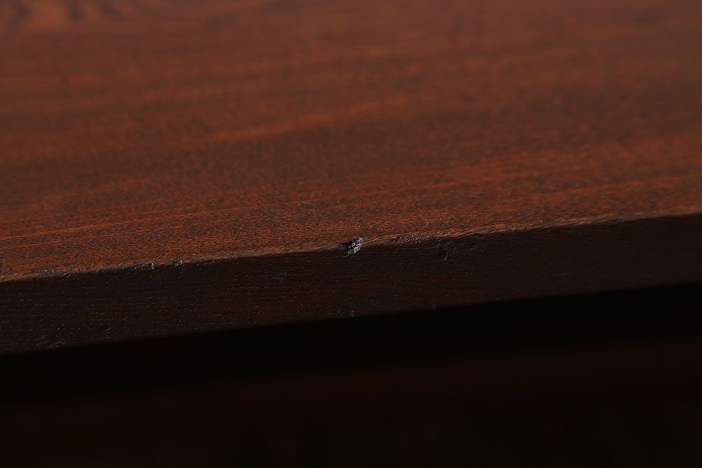 アンティーク家具　 和製アンティーク　古い木製のシンプルなローテーブル(センターテーブル)