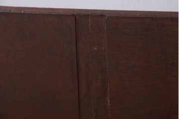 アンティーク家具　 和製アンティーク　古い木製のシンプルなローテーブル(センターテーブル)