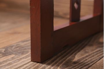 レトロ家具　和製アンティーク　レトロモダンな古い木製の文机