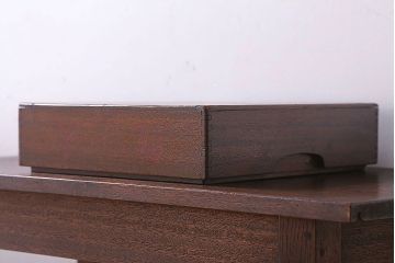 アンティーク雑貨　和製アンティーク　古い木製の決裁箱(木箱)