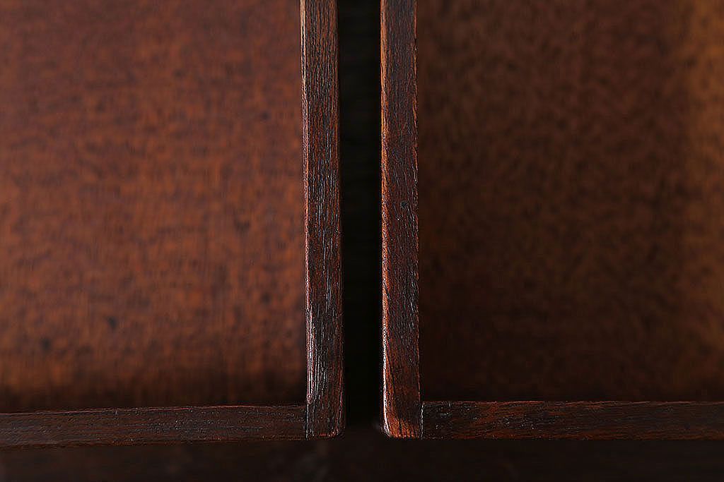 アンティーク雑貨　和製アンティーク　古い木製の決裁箱(木箱)