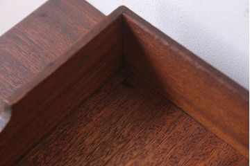 アンティーク雑貨　和製アンティーク　古い木製の決裁箱(木箱)